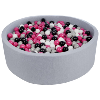 Large round grey ball pit +1200 balls Large round grey ball pit +1200 balls